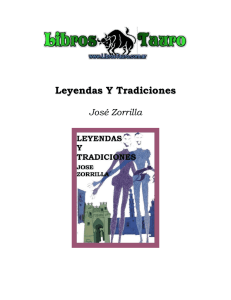 Leyendas Y Tradiciones José Zorrilla