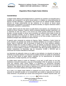 Informe 2010-2011 - Dirección de Geología y Minas