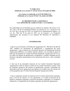 Decreto Regiones