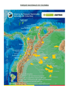 PARQUES NACIONALES DE COLOMBIA