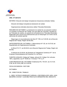 ORD. Nº 4401/218 - Dirección del Trabajo