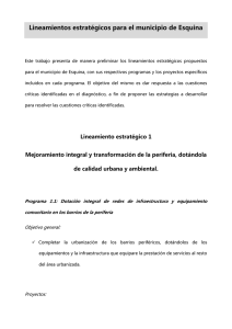 Lineamientos estratégicos para el municipio de Esquina versión 27