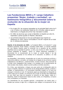 Las Fundaciones BBVA y F. Largo Caballero