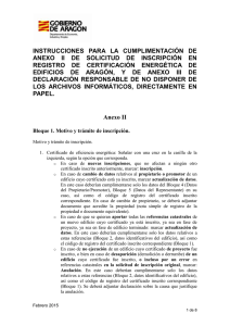 instrucciones para la cumplimentación de anexo ii de solicitud de