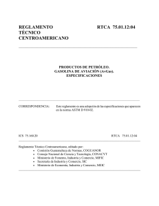 REGLAMENTO RTCA  75.01.12:04 T&Eacute;CNICO