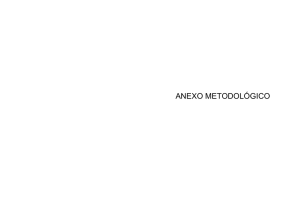 ANEXO METODOLOGICO - Dirección de Estadística