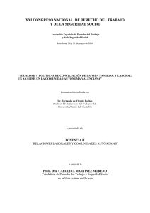 XXI CONGRESO NACIONAL DE DERECHO DEL TRABAJO