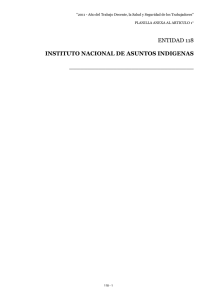 &#34;2011 - Año del Trabajo Decente, la Salud y Seguridad...  PLANILLA ANEXA AL ARTICULO 1°