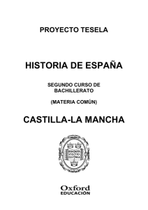 Programación Tesela Historia de España 2º Bach. Castilla