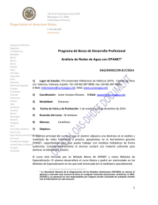 Programa de Becas de Desarrollo Profesional OAS/DHDEE/CIR.017/2014