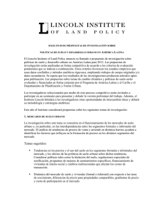 sobre el Lincoln Institute of Land Policy
