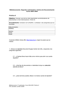 Práctica Tema 5 Servicio de acceso al documento primario