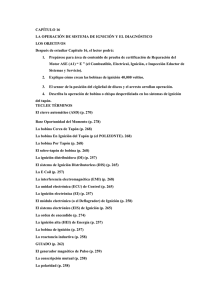 CAPÍTULO 16 LA OPERACIÓN DE SISTEMA DE IGNICIÓN Y EL DIAGNÓSTICO