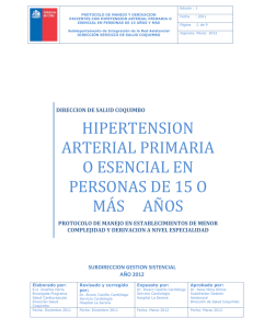 HTA ADULTOS - Servicio de Salud Coquimbo