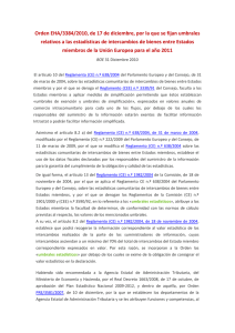 Umbrales estadisticos 2011