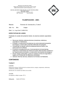 Unidad 1 - Profesor Jorge CAMBLONG