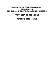 MINTUR RN Plan Desar MAR - Universidad Nacional de Río Negro