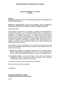 011 - Superintendencia Financiera de Colombia