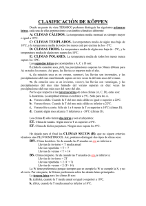 CLASIFICACIÓN DE KÖPPEN - blog de Carlos Goicoechea