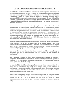 LAS GALLINAS PONEDORAS EN LA CONTABILIDAD FISCAL (I)