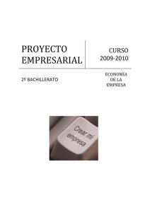 PROYECTO EMPRESARIAL - Gobierno de Navarra