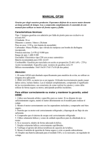 Manual CRRCpro GF26I en español