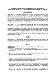 REGLAMENTACION PARA FUNCIONAMIENTO DE LA