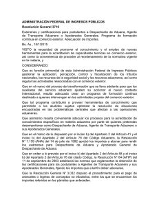 ADMINISTRACIÓN FEDERAL DE INGRESOS PÚBLICOS Resolución General 3710