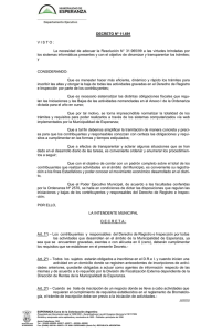 Decreto Nº 11.691 - Municipalidad de Esperanza