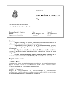 Electrónica Aplicada - Facultad de Ciencias Exactas, Físicas y