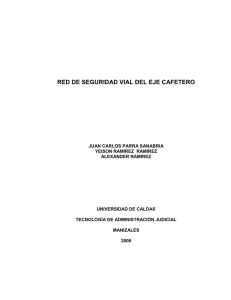RED DE SEGURIDAD VIAL DEL EJE CAFETERO