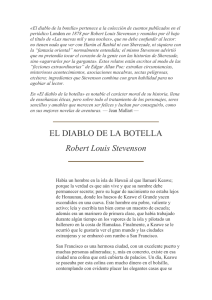 «El diablo de la botella» pertenece a la colección de cuentos