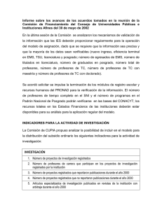 La Comisión de CUPIA decidió analizar la posibilidad de incluir en