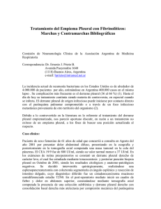 Tratamiento del Empiema Pleural con Fibrinolíticos