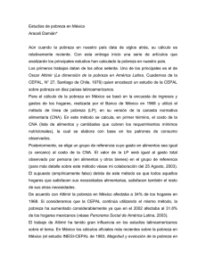 Estudios de pobreza en MÃ©xico 24-05-04