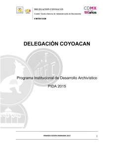PIDA 2015 - Delegación Coyoacán
