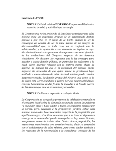 Sentencia C-676/98  NOTARIO requisito de edad y actividad que se cumple