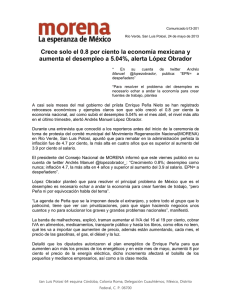 y aumenta el desempleo - Andrés Manuel López Obrador