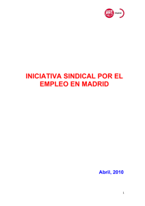 Iniciativa Sindical por el Empleo en Madrid