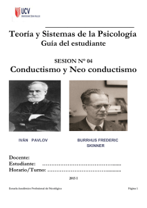 2. Historia del Conductismo