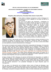 Biografía y Obra de Pablo Antonio Cuadra (PAC)