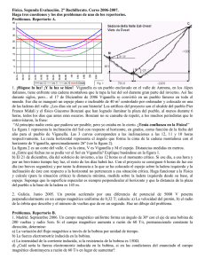 Física. Segunda Evaluación. 2 Bachillerato. Curso 2006-2007. 
