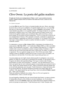 Clive Owen: La posta del galán maduro