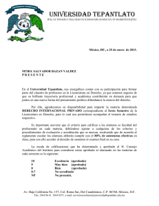 CARTA derecho Internacional Privadoves