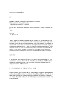 Citar Lexis N&ordm; 0003/008842 07// PERSONAS F&Iacute;SICAS/09) Fin de la