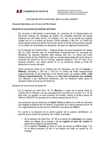 MINISTERIO DE ASUNTOS HÍDRICOS SUBSECRETARIA  GESTIÓN Y PLANIFICACIÓN
