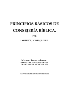 PRINCIPIOS BÁSICOS DE - Iglesia Bautista Berea de Monterrey