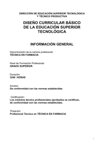 DIRECCIÓN DE EDUCACIÓN SUPERIOR TECNOLÓGICA