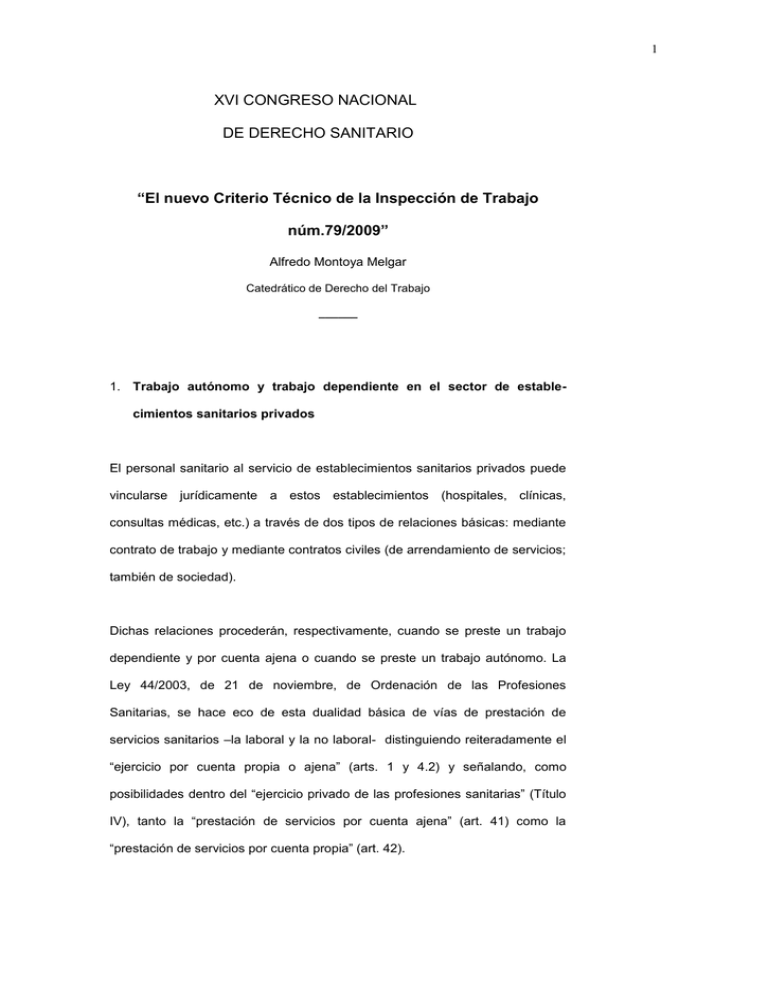 D. Alfredo Montoya Melgar Asociación Española de Derecho