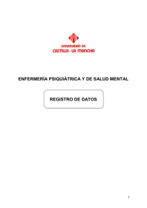 ENFERMERÍA PSIQUIÁTRICA Y DE SALUD MENTAL REGISTRO